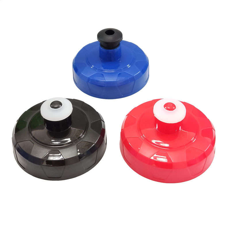 plastic sports bottle cap with silicon nozzle